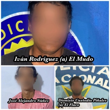 Policía Nacional arresta a cuatro hombres acusados de robos