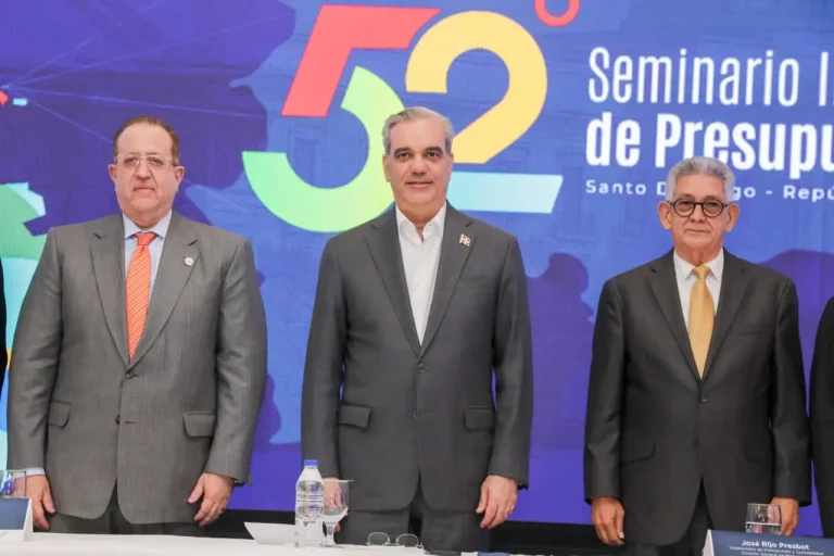 Pte Luis Abinader encabeza apertura del 52º Seminario Internacional sobre Presupuesto Público
