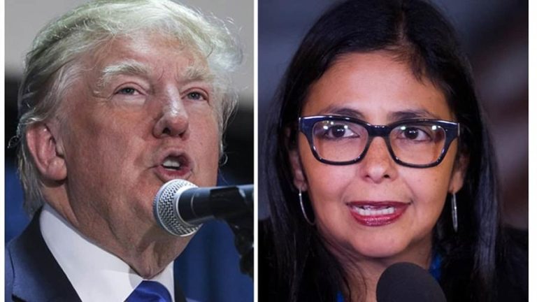 Trump lanza advertencia a la presidenta interina de Venezuela, Delcy Rodríguez