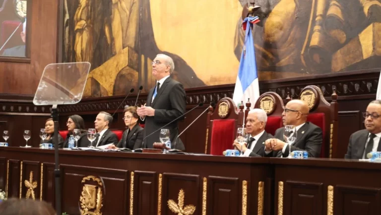 Pte Abinader afirma en el 2025 su Gobierno desarticula 152 estructuras delictivas