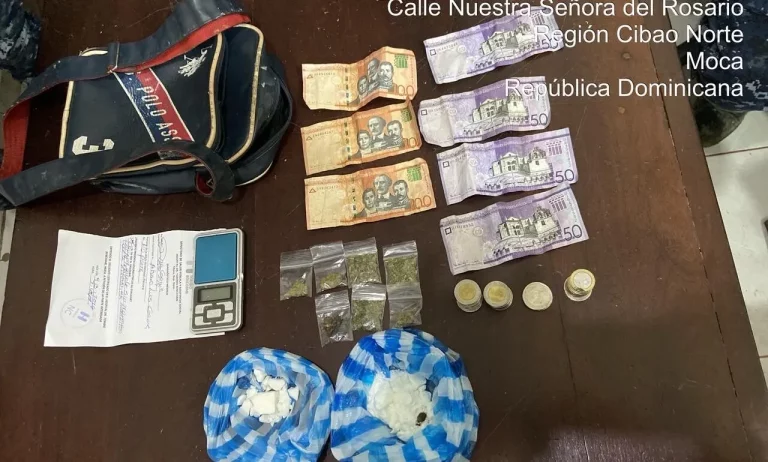 PN apresa hombre y ocupa presuntas drogas