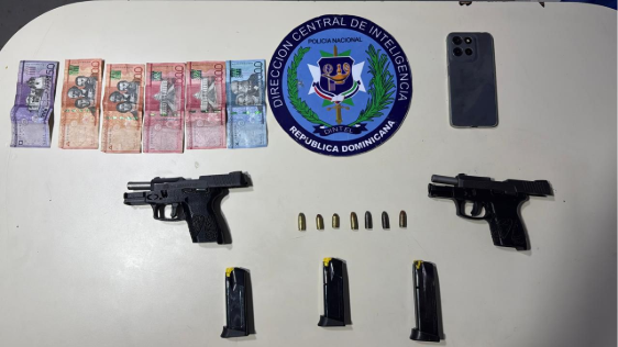 DINTEL ocupa dos armas de fuego, municiones y un vehículo mediante persecución