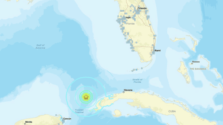 Sismo de magnitud 6.2 sacude la región occidental de Cuba